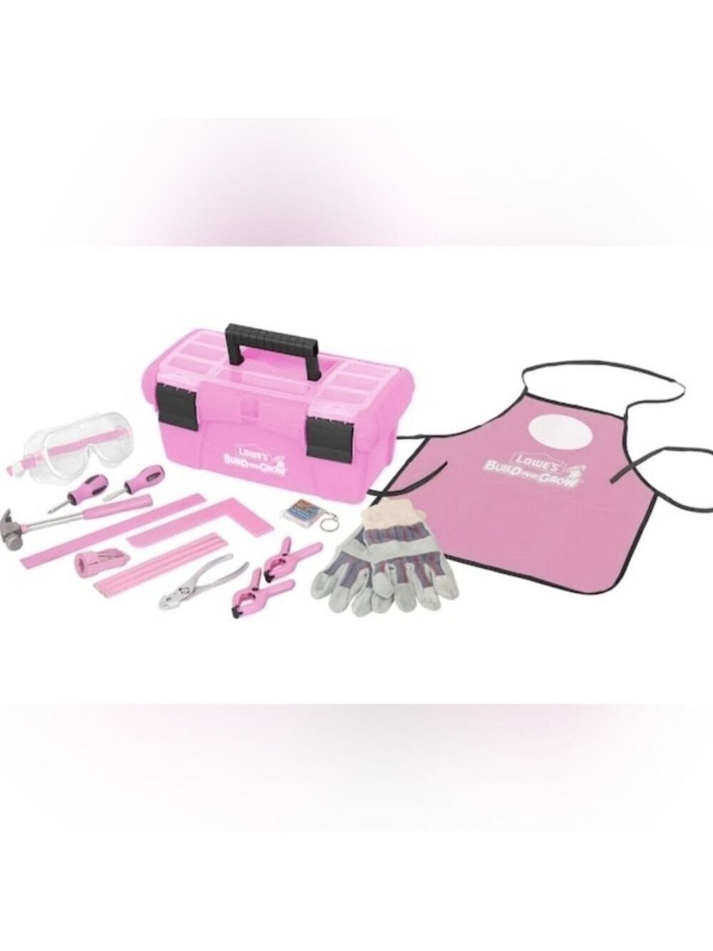 Kids Pink Tool Set New 16 Piece  Halloween Costume Idea